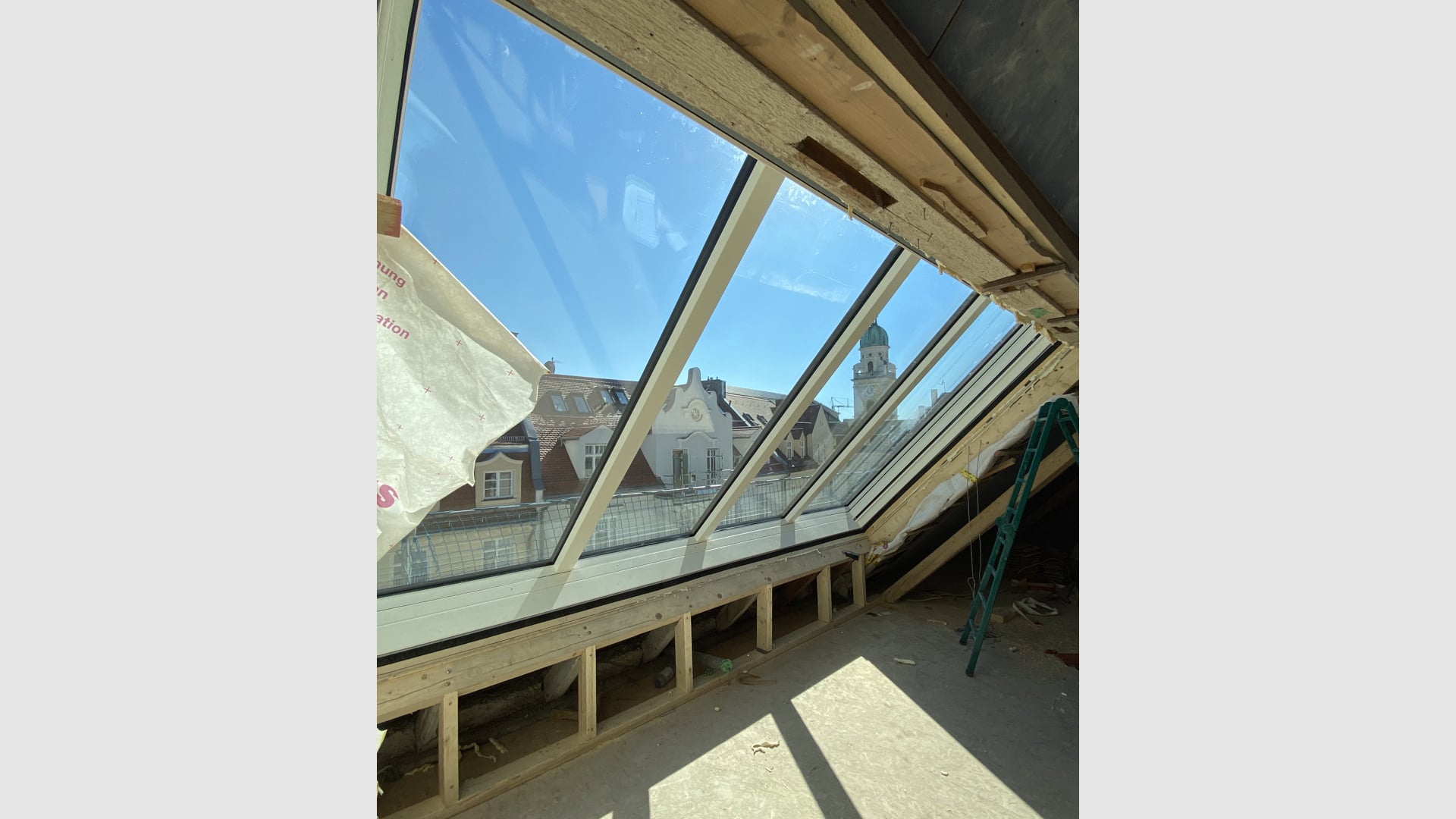 Dachschiebefenster Innenansicht